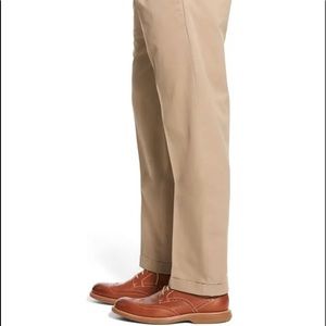 Nordstrom Classic Smartcare pleated Supima Cotton Dress pants